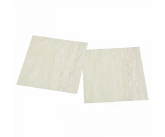 Savesiūnančių Grindų Plokštės 30,5 x 30,5 cm 20 pcs PVC Kreminė