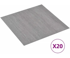Savesiūnančių Grindų Plokštės Pilka ir medis 30,5 x 30,5 cm