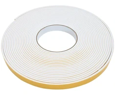 Savigautinė putų juosta 10 vnt. Balta 15mm x 10m CR putplastis