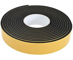 Savigautinė putų juosta 10 vnt. Juoda 30mm x 5m CR putplastis