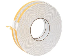 Savigautinė putų juosta 2 pcs Balta 10mm x 10m CR putplastis