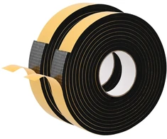 Savigautinė putų juosta 2 pcs Juoda 40mm x 5m CR putplastis