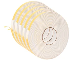 Savigautinė putų juosta 5 pcs Balta 15mm x 10m CR putplastis