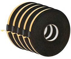 Savigautinė putų juosta 5 pcs Juoda 15mm x 10m CR putplastis