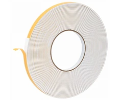Savigautinė putų juosta Balta 10mm x 10m CR putplastis