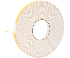 Savigautinė putų juosta Balta 10mm x 10m CR putplastis