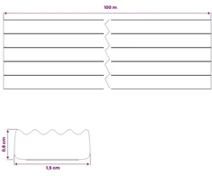 Savipolimerinis langų sandariklis Juoda 15 x 8 mm 100 m