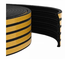Savipolimerinis langų sandariklis Juoda 15 x 8 mm 50 m