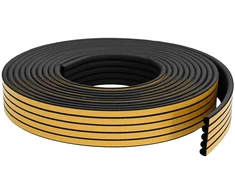 Savipolimerinis langų sandariklis Juoda 12 x 10 mm 100 m