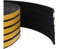 Savipolimerinis langų sandariklis Juoda 9 x 3 mm 25 m