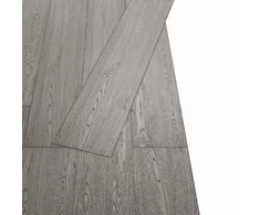 Savitepliamos PVC grindų lentos Tamsiai pilka 30,5 x 61 cm