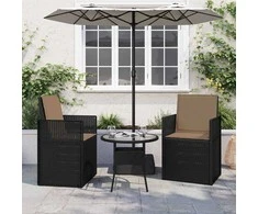 Sėdynės ir nugaros pagalvėlės 2 pcs Taupe 47 x 45 x 2 cm
