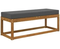 Lauko Sėdimosios Pagalvė Antracitas 115 x 40 x 8 cm