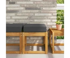 Lauko Sėdimosios Pagalvė Antracitas 40 x 40 x 8 cm