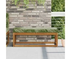 Lauko Sėdimosios Pagalvė Žali lapai 111,5 x 40 x 8 cm