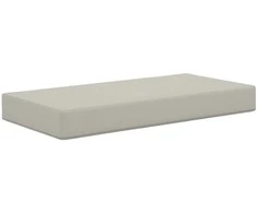 Lauko Sėdimosios Pagalvė Pilka 80 x 40 x 8 cm 100% poliesteris