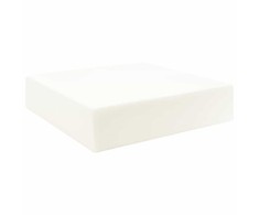 Sėdynės pagalvėlė 40 x 40 x 10 cm PU putos Pilka