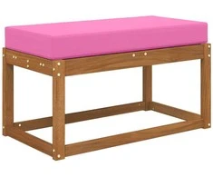 Sėdynės pagalvėlė Rožinė 80 x 40 x 8 cm 100% poliesteris