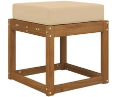 Lauko Sėdimosios Pagalvė Smėlio 40 x 40 x 8 cm 100% poliesteris