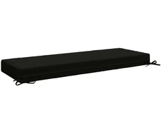 Sėdynės pagalvėlė SOEST 100% poliesteris Juoda 120 x 40 x 10 cm