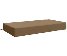 Sėdynės pagalvėlė SOEST 100% poliesteris Taupe 120 x 60 x 15 cm