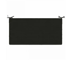 Sėdynės pagalvėlė SOEST 100% poliesteris Juoda 120 x 60 x 10 cm