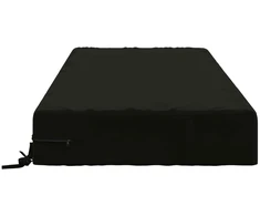 Sėdynės pagalvėlė SOEST 100% poliesteris Juoda 120 x 80 x 15 cm