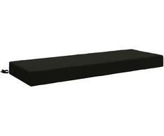 Sėdynės pagalvėlė SOEST 100% poliesteris Juoda 120 x 40 x 10 cm