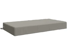 Sėdynės pagalvėlė SOEST 100% poliesteris Pilka 120 x 60 x 15 cm