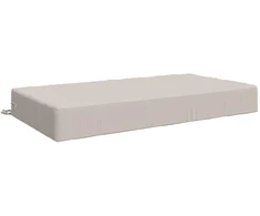 Sėdynės pagalvėlė SOEST 100% poliesteris Balta 120 x 80 x 15 cm