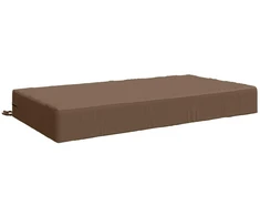 Sėdynės pagalvėlė SOEST 100% poliesteris Taupe 120 x 80 x 15 cm