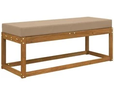 Lauko Sėdimosios Pagalvė Taupe 111,5 x 40 x 8 cm