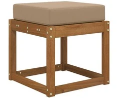 Lauko Sėdimosios Pagalvė Taupe 40 x 40 x 8 cm 100% poliesteris