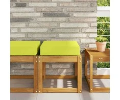 Lauko Sėdimosios Pagalvė Žalia 40 x 40 x 8 cm 100% poliesteris