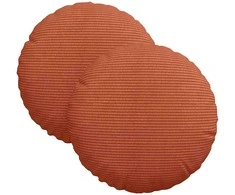 Sėdynių pagalvėlės 2 pcs Raudona oranžinė Ø30 x 13 cm