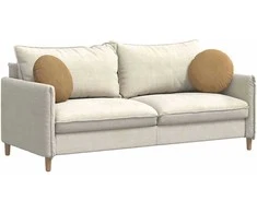Sėdynių pagalvėlės 2 pcs Ruda Ø 40 x 13 cm Aksomas