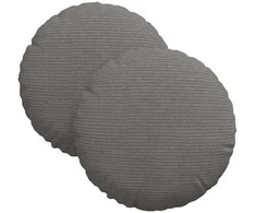 Sėdynių pagalvėlės 2 pcs Šviesiai pilka Ø30 x 13 cm