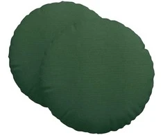 Sėdynių pagalvėlės 2 pcs Tamsiai žalia Ø 80 cm