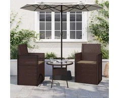 Sėdynių pagalvėlės 2 pcs Taupe 47 x 36 x 2 cm Poliesteris