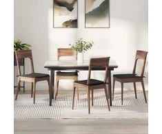 Sėdynių pagalvėlės 4 pcs Juoda 40 x 40 x 3 cm