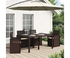 Sėdynių pagalvėlės 4 pcs Kreminė 47 x 36 x 2 cm Poliesteris