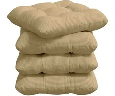 Sėdynių pagalvėlės 4 pcs Pilkai žalia 45 x 45 cm