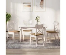 Sėdynių pagalvėlės 4 pcs Ruda 40 x 40 x 3 cm Aksomas