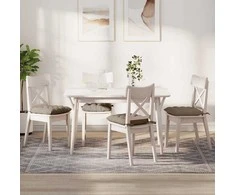 Sėdynių pagalvėlės 4 pcs Taupe 40 x 40 x 6 cm Mikropluoštas