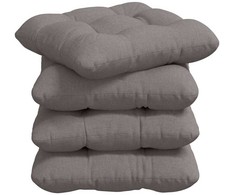 Sėdynių pagalvėlės 4 pcs Taupe 45 x 45 x 12 cm audinys