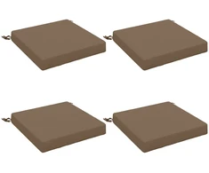 Sėdynių pagalvėlės SOEST 4 vnt. 100% poliesteris Taupe
