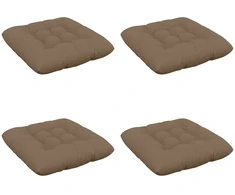 Sėdynių pagalvėlės VIANEN 4 vnt. 100% poliesteris Taupe