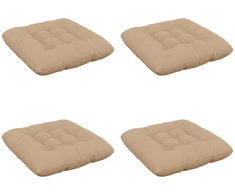Sėdynių pagalvėlės VIANEN 4 vnt. 100% poliesteris Smėlio