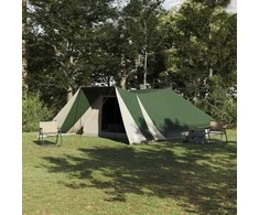 Tipi palapinė su stogu Žalia 660 x 456 x 200 cm tafta