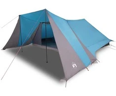 Tipi palapinė su stogu Mėlyna 660 x 456 x 200 cm tafta